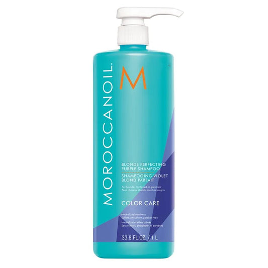 Moroccanoil Blonde Perfecting Purple Shampoo 1 Litre
