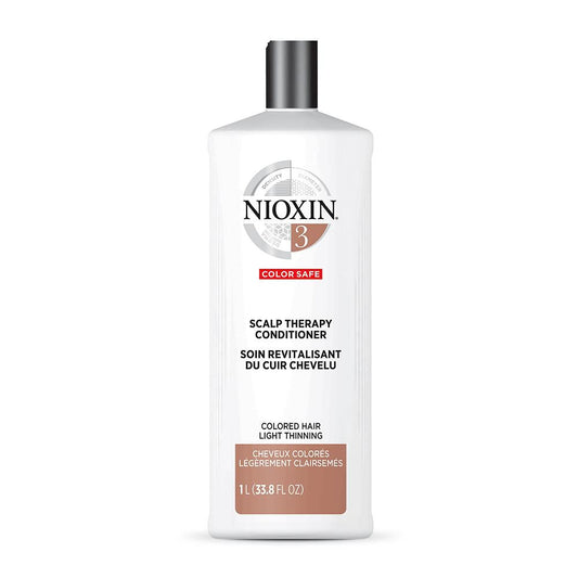 Nioxin System 3 Scalp Therapy Revitalizing Conditioner for Coloured Hair with Light Thinning 1 Litre