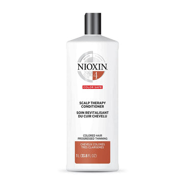 Nioxin System 4 Scalp Therapy Revitalizing Conditioner for Coloured Hair with Progressed Thinning 1 Litre