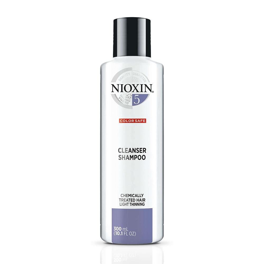 Nioxin System 5 Cleanser Shampoo for Chemically Treated Hair with Light Thinning 300ml