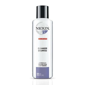 Nioxin System 5 Cleanser Shampoo for Chemically Treated Hair with Light Thinning 300ml