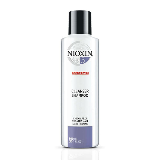 Nioxin System 5 Cleanser Shampoo for Chemically Treated Hair with Light Thinning 300ml