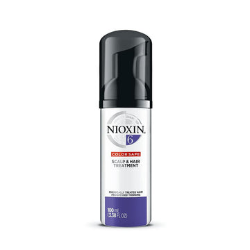 Nioxin System 6 Scalp & Hair Treatment for Chemically Treated Hair with Progressed Thinning 100ml