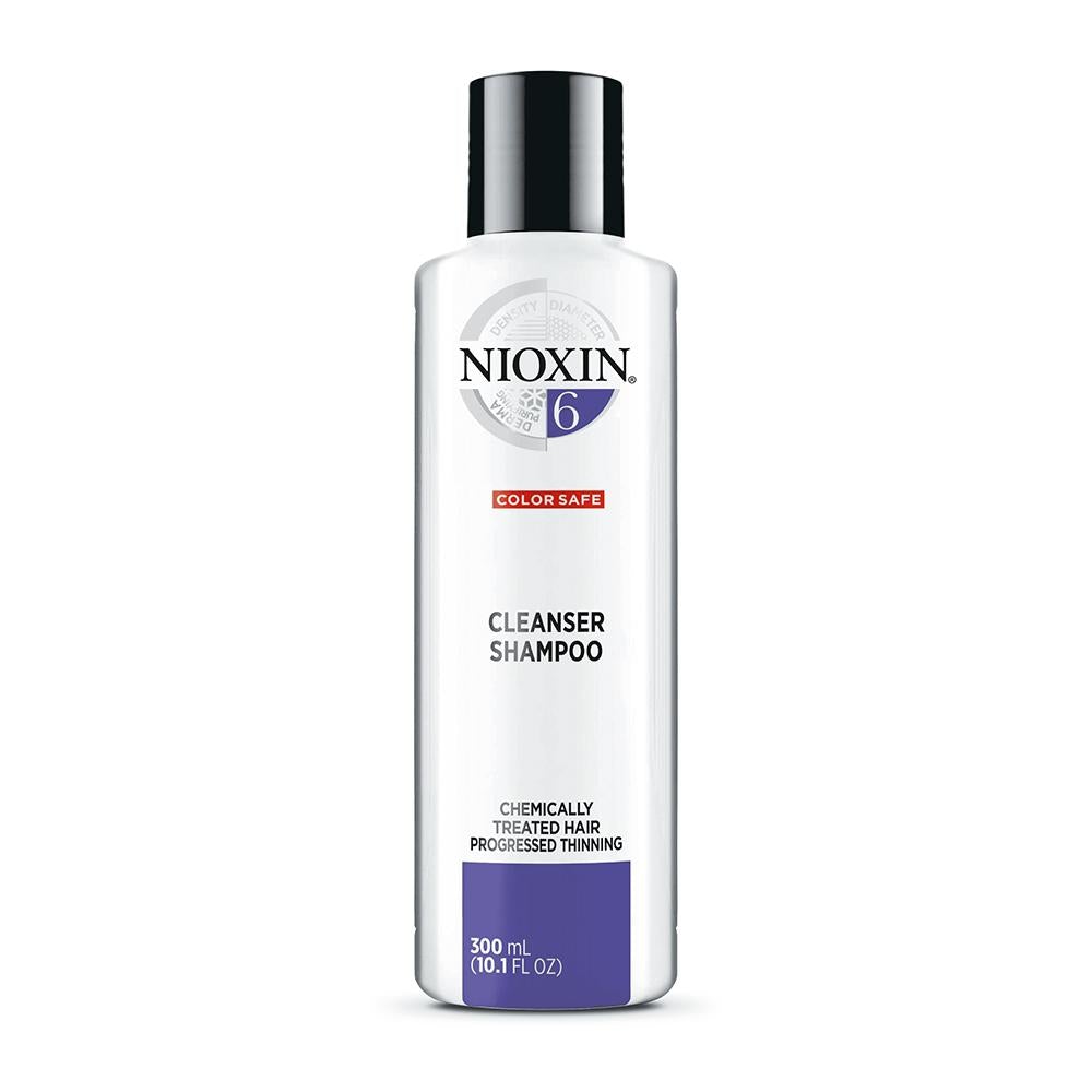 Nioxin System 6 Cleanser Shampoo for Chemically Treated Hair with Progressed Thinning 300ml