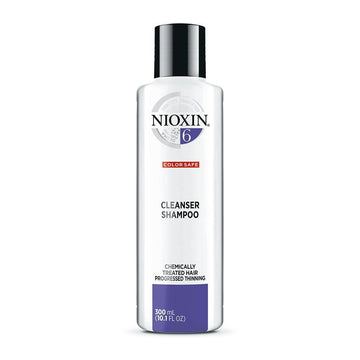 Nioxin System 6 Cleanser Shampoo for Chemically Treated Hair with Progressed Thinning 300ml
