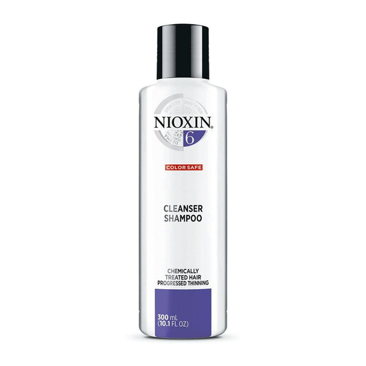 Nioxin System 6 Cleanser Shampoo for Chemically Treated Hair with Progressed Thinning 300ml
