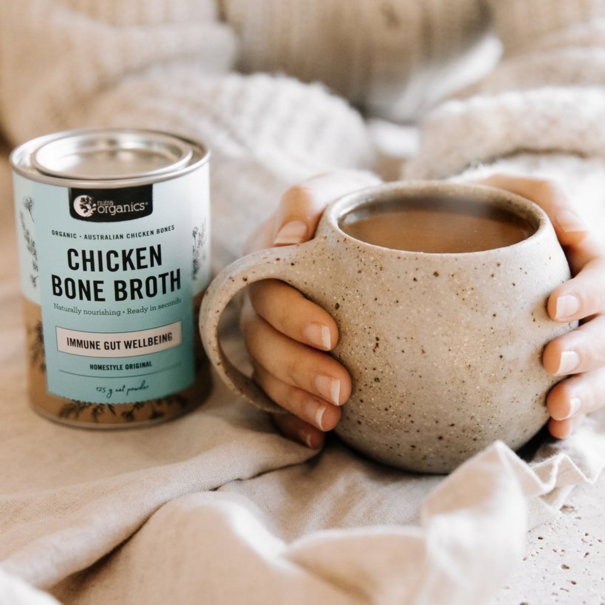 Nutra Organics Chicken Bone Broth Homestyle Original 2