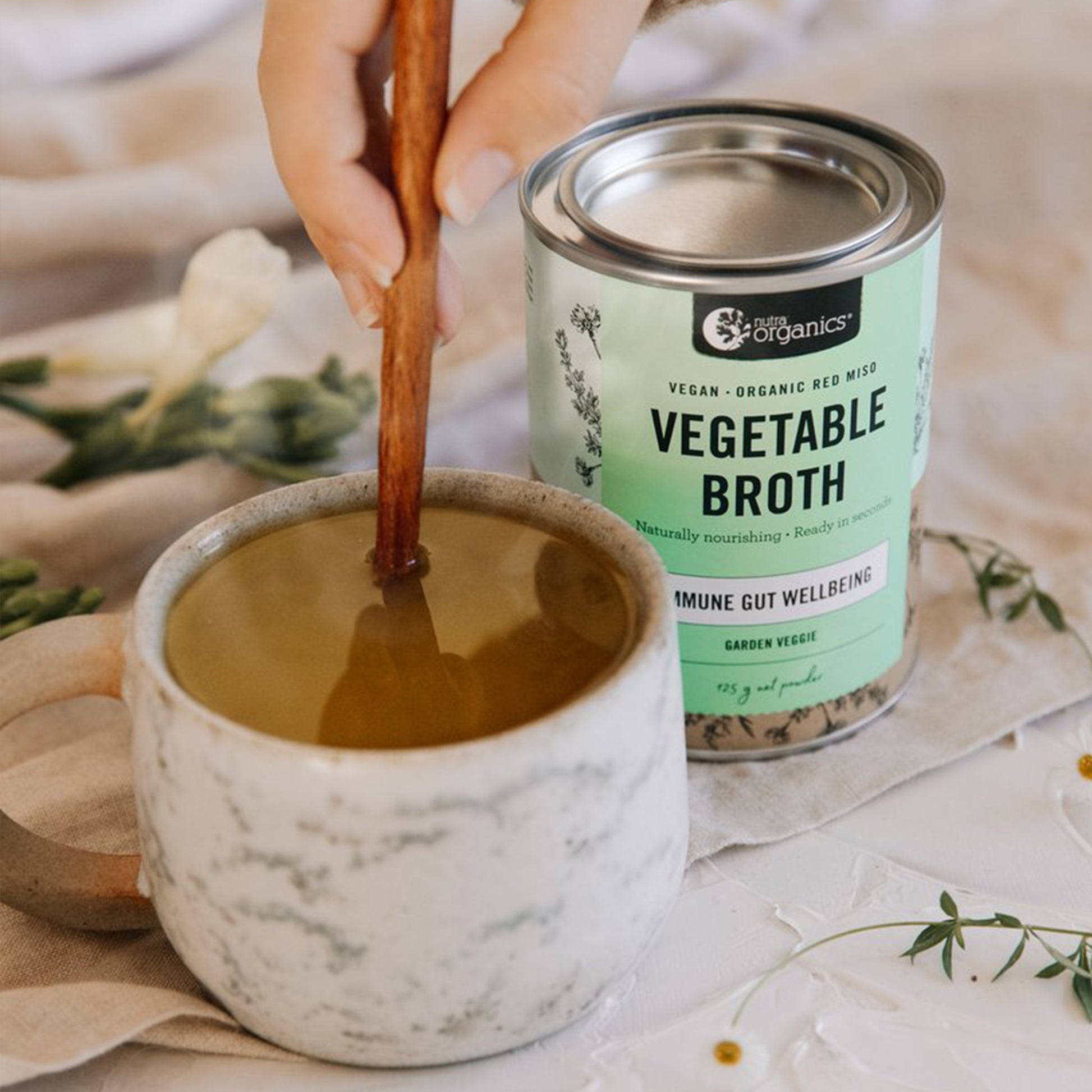 Nutra Organics Vegetable Broth Garden Veggie 2