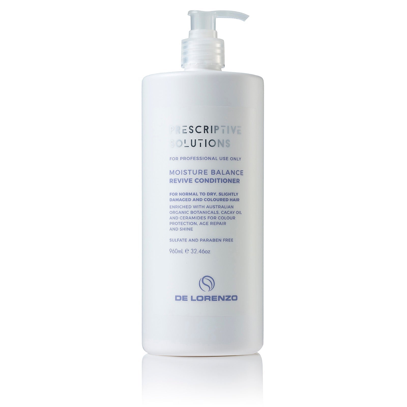 De Lorenzo Prescriptive Solutions Moisture Balance Revive Conditioner 960ml