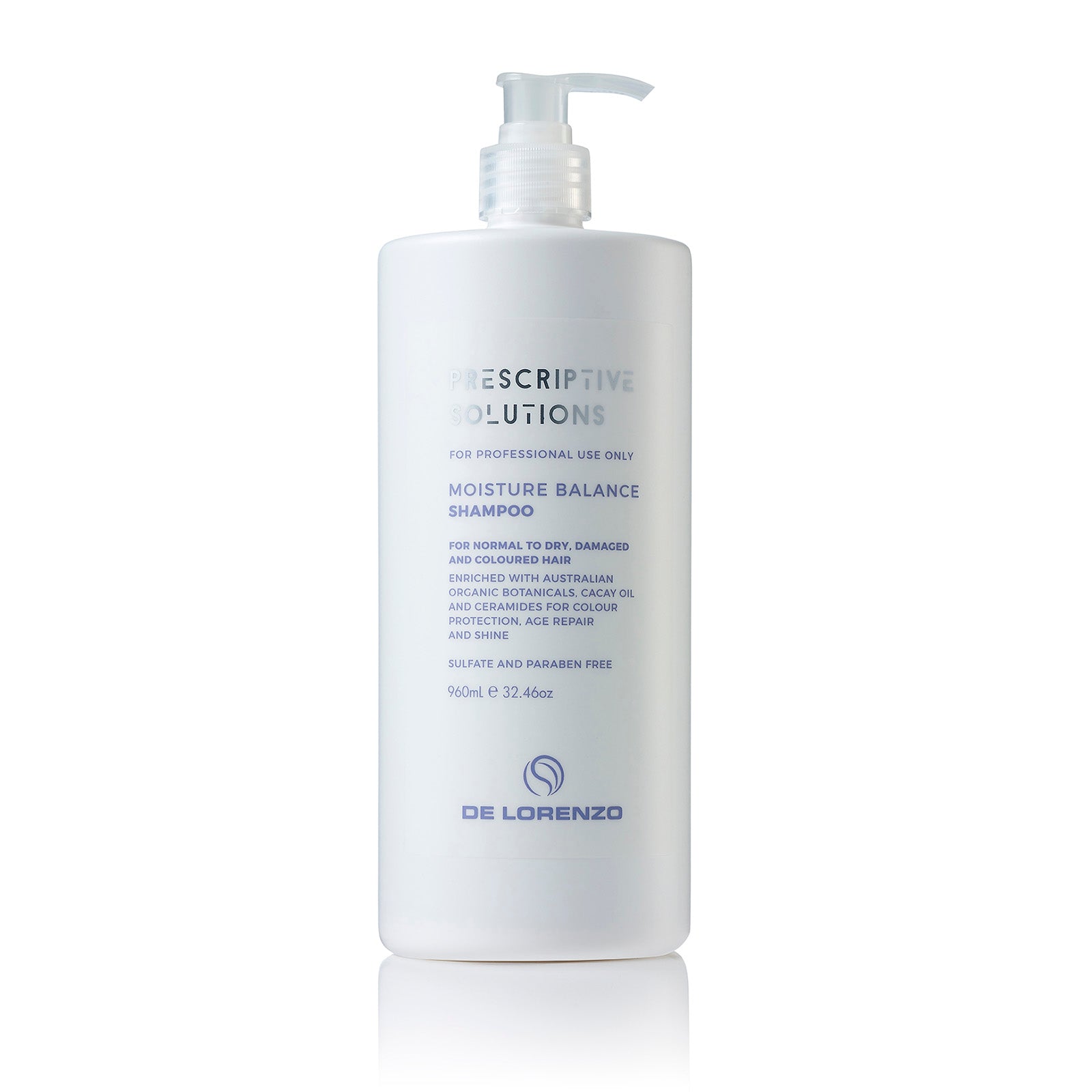 De Lorenzo Prescriptive Solutions Moisture Balance Shampoo 960ml