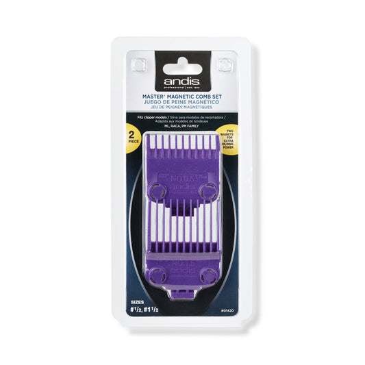 Andis Master Magnetic Comb Set #1/2 and #1 1/2