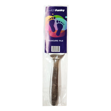 Switch Funky Pedicure Foot File Metal Handle