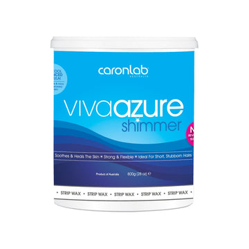 Caronlab Viva Azure Shimmer Strip Wax Microwaveable 800g