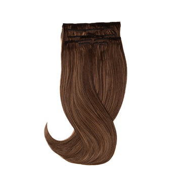 Amazing Hair Human Hair Clip-in 2/10 Brown/Caramel 7pc Set 20"