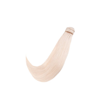 Amazing Hair Human Hair Ponytail 60A Platinum Blonde 18"
