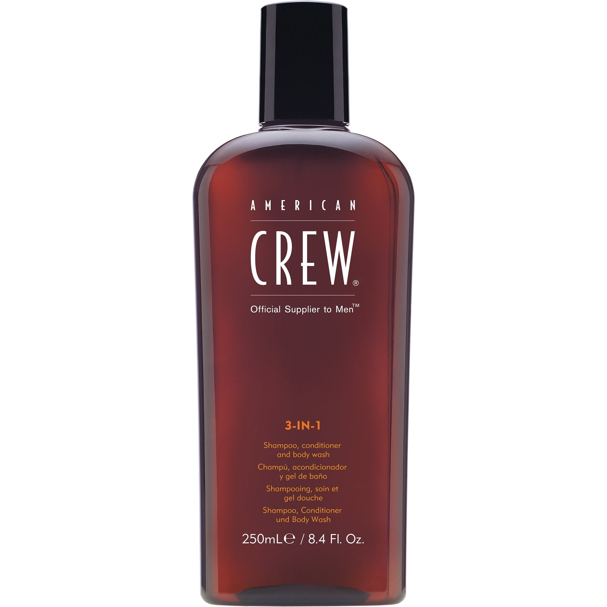 American Crew 3 In 1 Shampoo Conditioner Body Wash 250ml