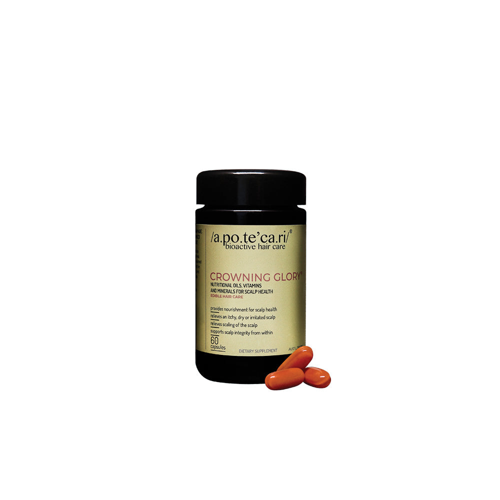 Apotecari Crowning Glory for Scalp & Hair Health 120 capsules