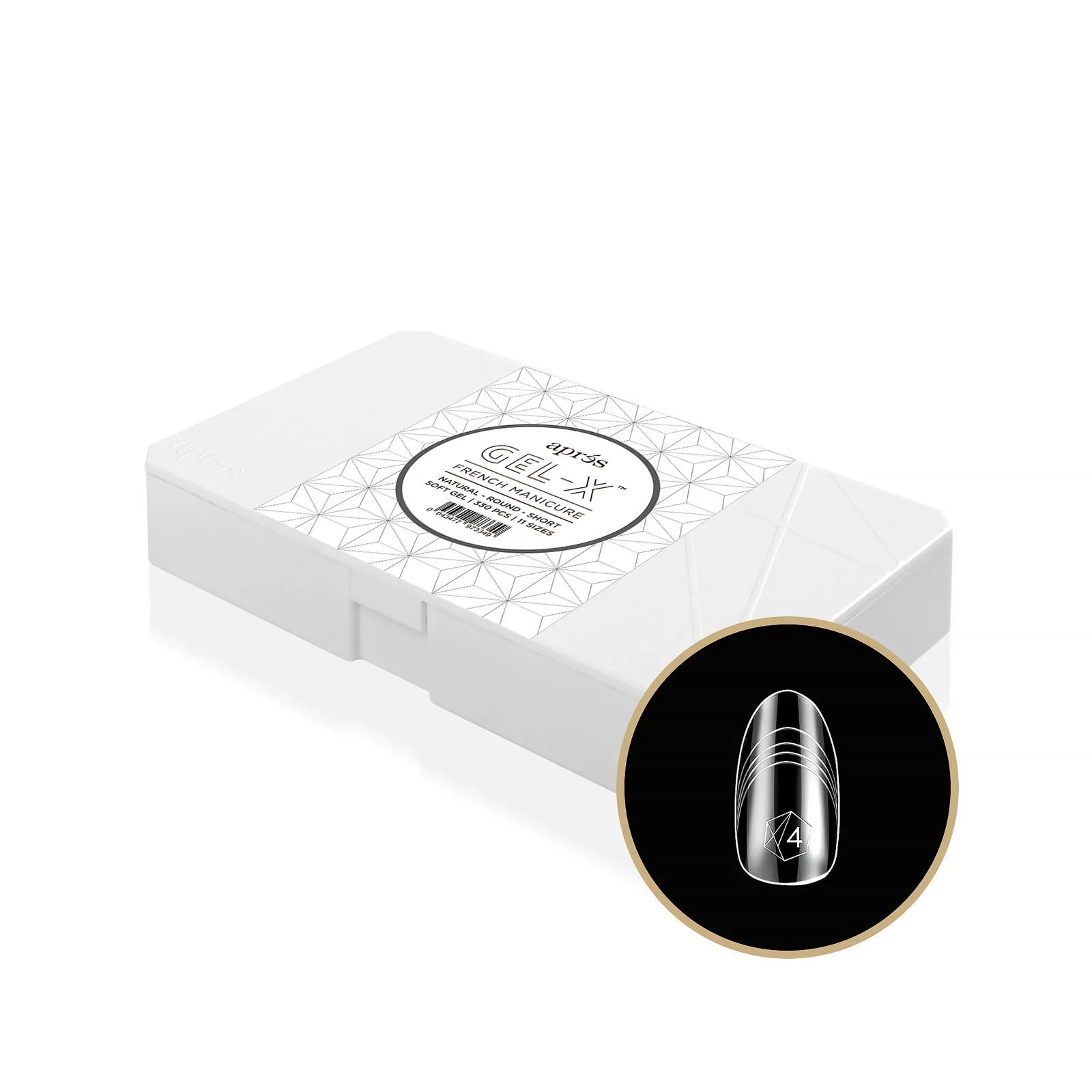 Aprés French Manicure Gel-X Tips (330pcs) 1