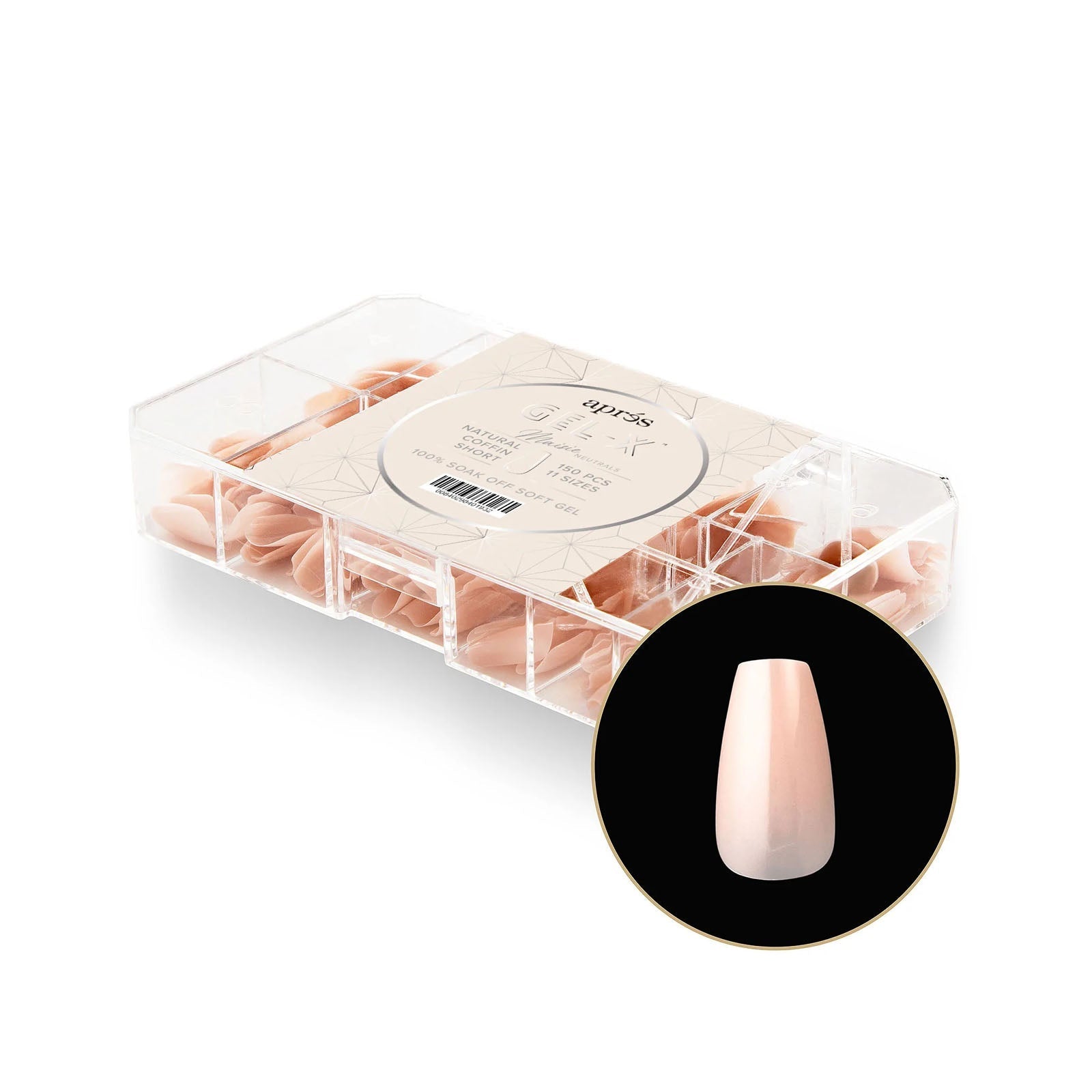 Aprés Neutrals Maisie Gel-X Tips (150pcs) 1