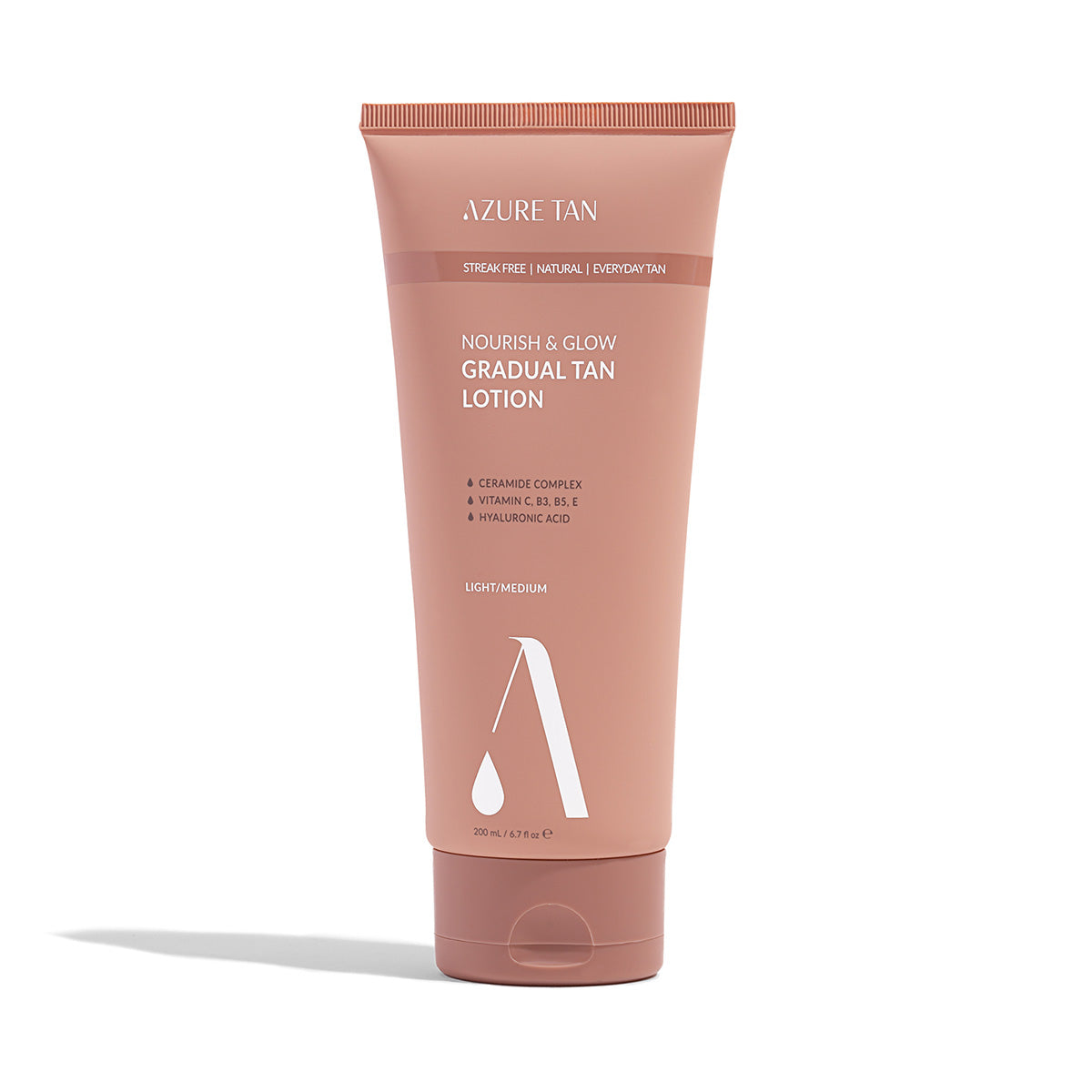 Azure Tan Nourish & Glow Gradual Tan Lotion Light/Medium 200ml