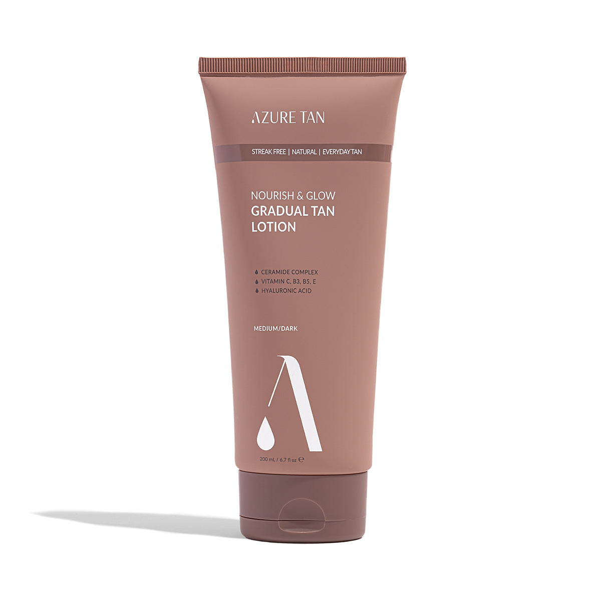 Azure Tan Nourish & Glow Gradual Tan Lotion Medium/Dark 200ml