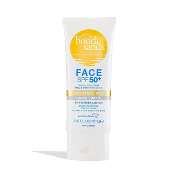 Bondi Sands SPF 50+ Fragrance Free Matte Tinted Face Lotion 75ml
