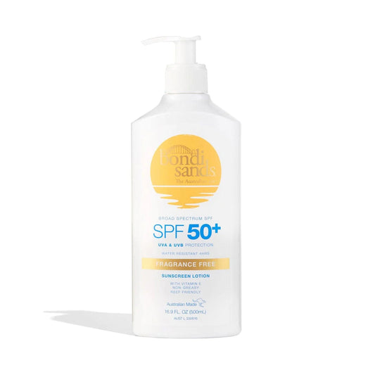 Bondi Sands SPF 50+ Fragrance Free Sunscreen Lotion Pump 500ml
