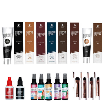 Bronsun Eyelash & Eyebrow Dye Tint Complete Kit