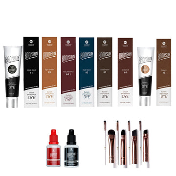Bronsun Eyelash & Eyebrow Dye Tint Extended Kit