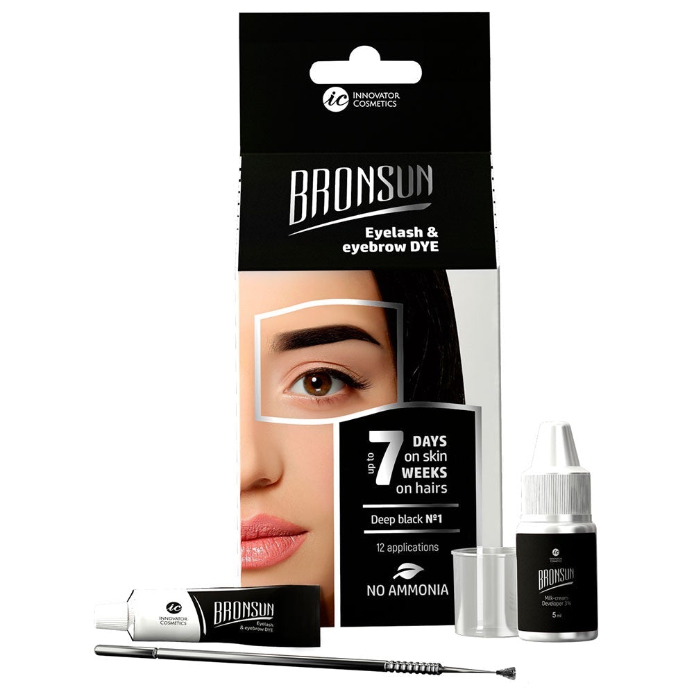 Bronsun Eyelash & Eyebrow Dye Trial Kit #2 Graphite