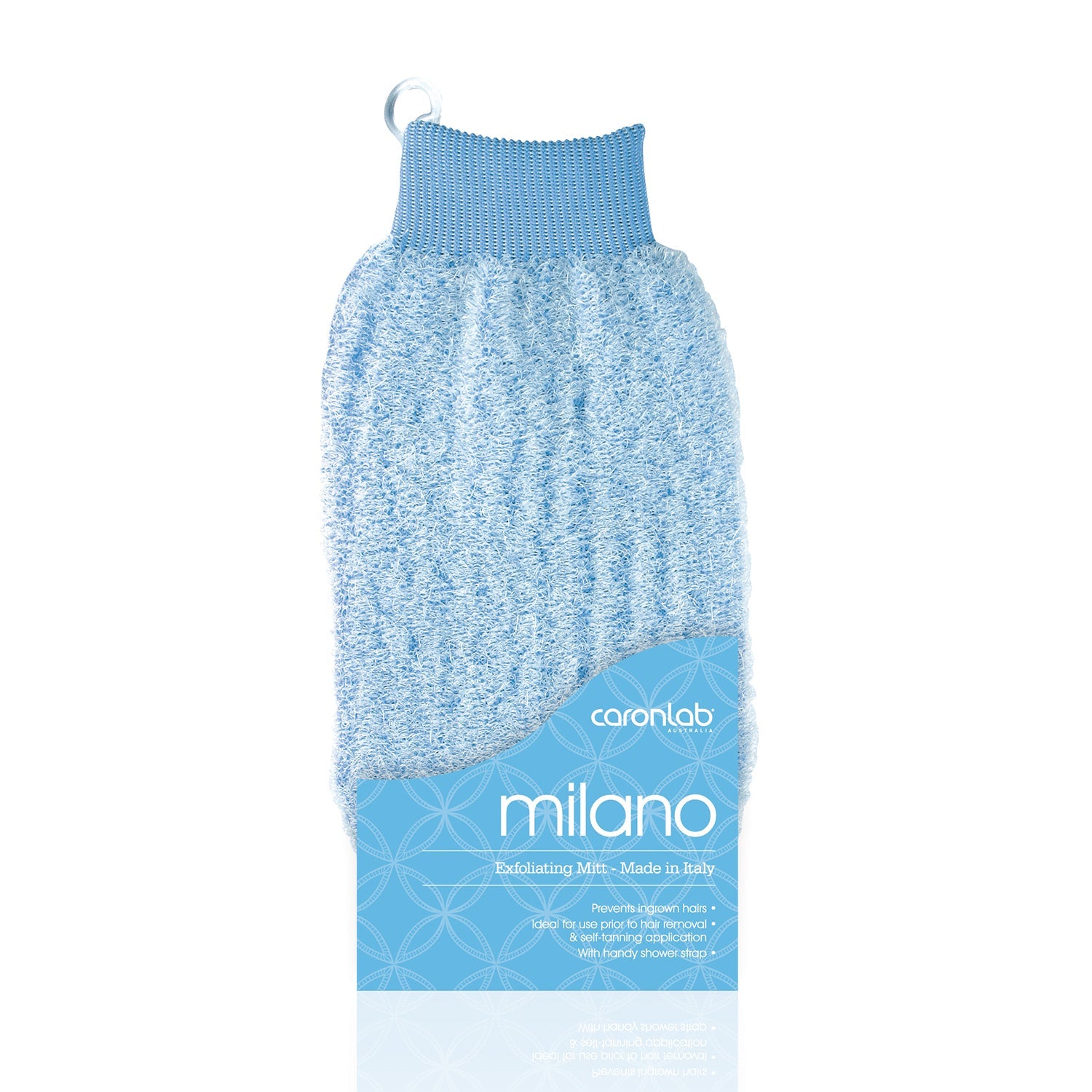 Caronlab Milano Exfoliating Massage Mitt red