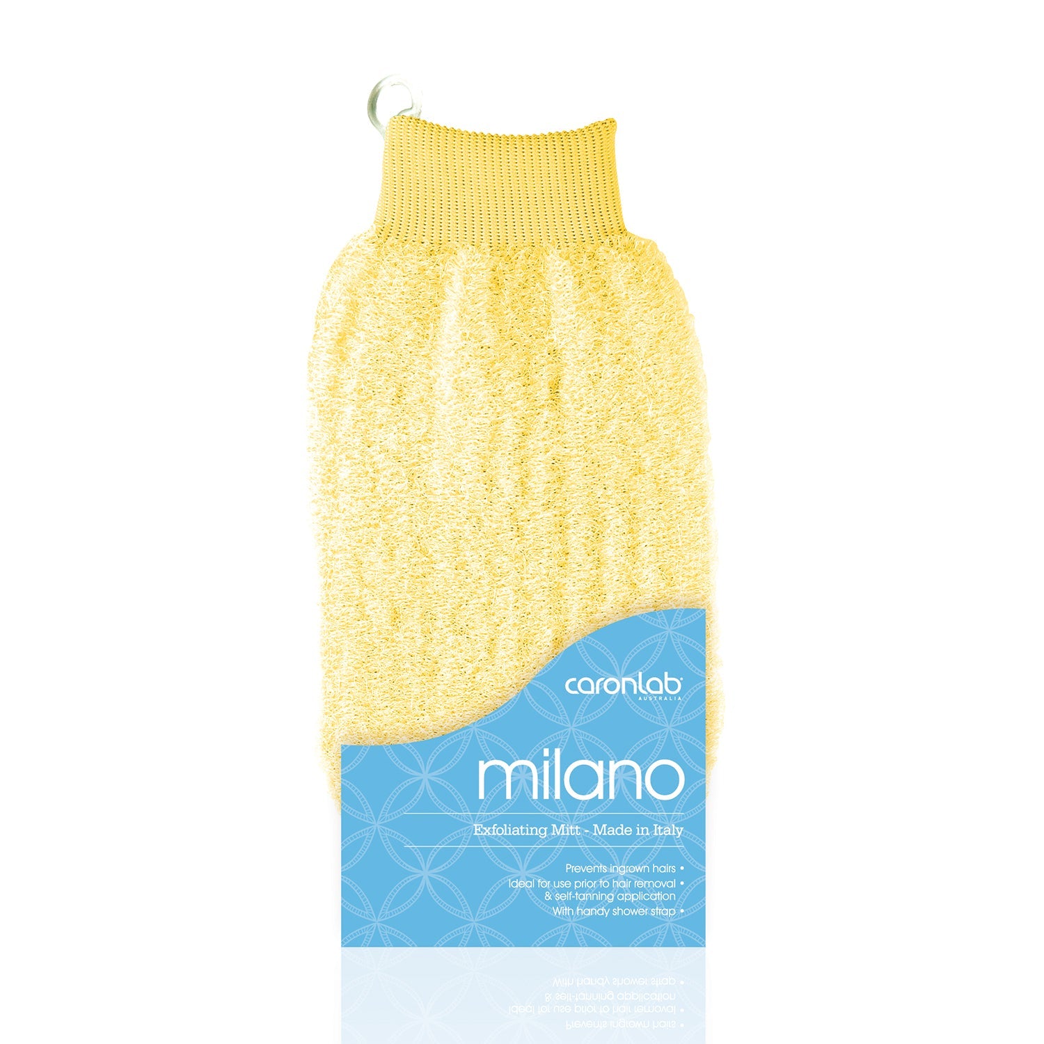 Caronlab Milano Exfoliating Massage Mitt violet