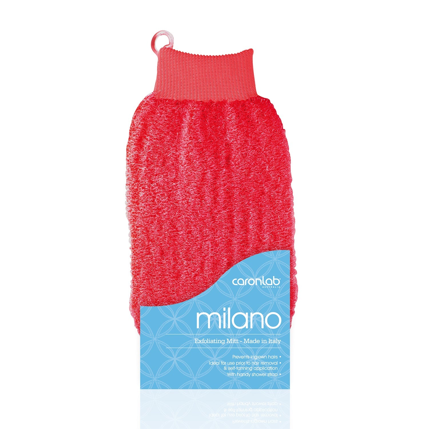 Caronlab Milano Exfoliating Massage Mitt orange