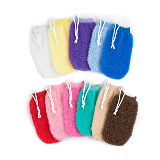 Caronlab Milano Exfoliating Massage Mitt black