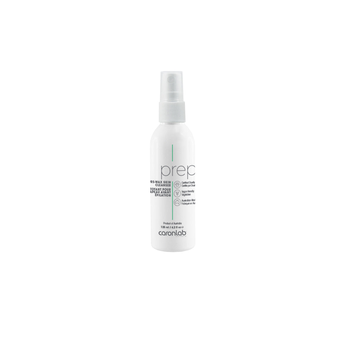 Caronlab Prep Pre-Wax Skin Cleanser 250ml