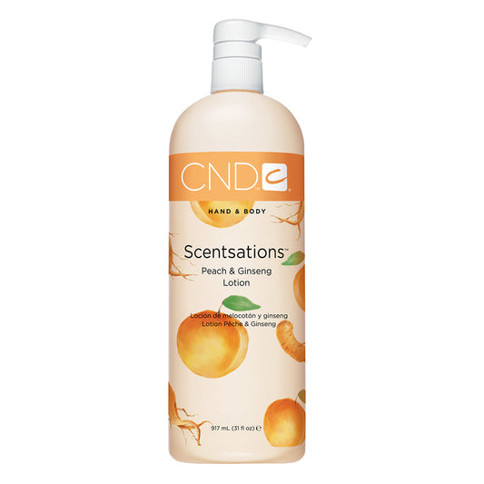 CND Hand & Body Scentsations Lotion - Peach & Ginseng 917ml