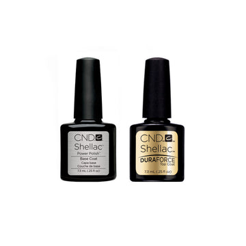 CND Shellac Base Coat & DuraForce Top Coat Pack 7.3ml