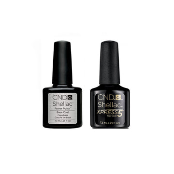 CND Shellac Base Coat & Xpress5 Top Coat Pack 7.3ml