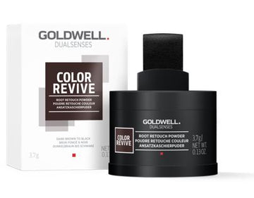 Goldwell Dualsenses Color Revive Root Retouch Powder Dark Brown to Black 3.7g