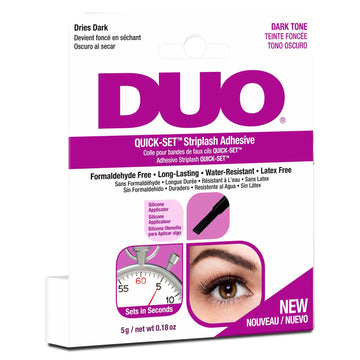 Duo Quick Set Striplash Adhesive Dark 5g