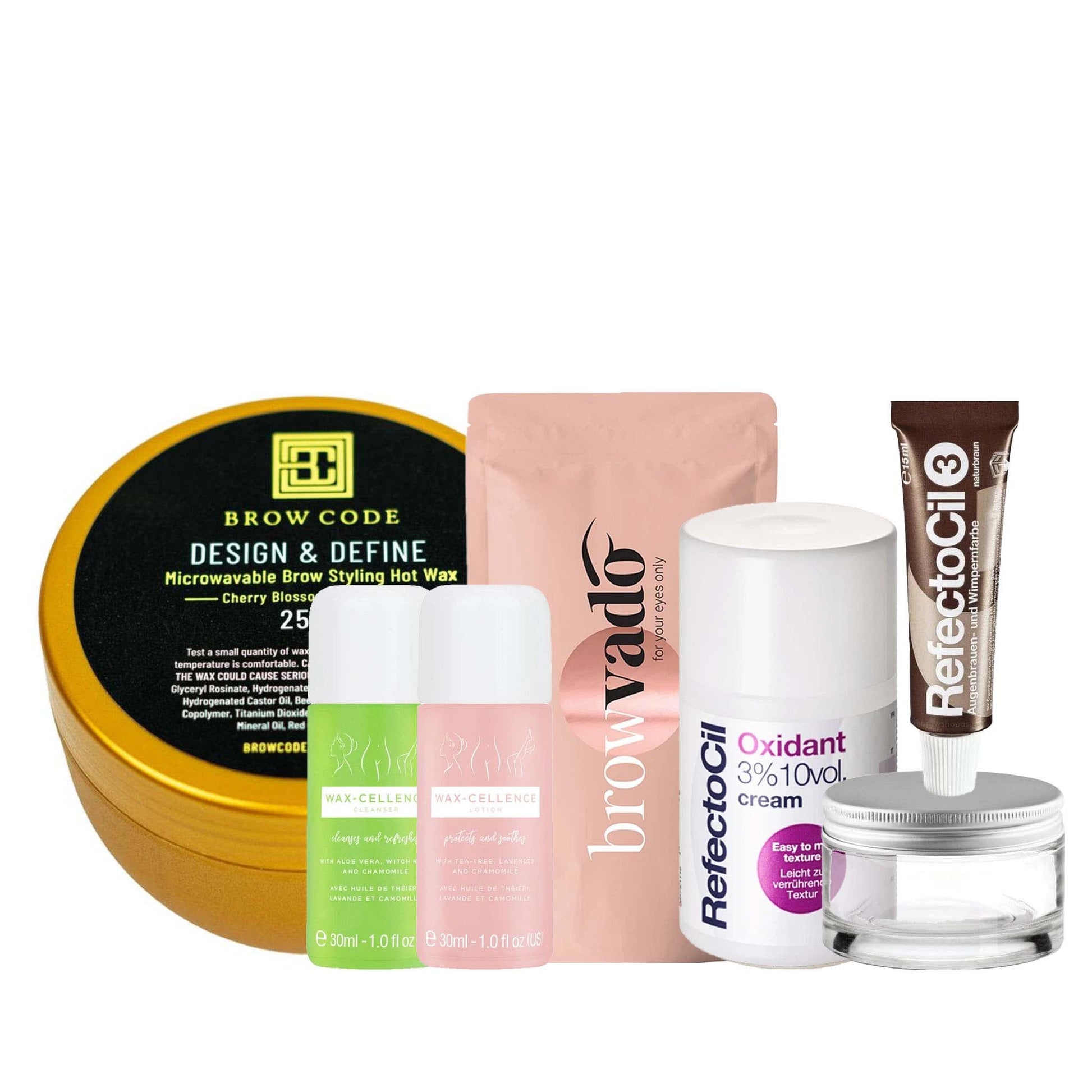 Eyebrow Wax & Tint Kit Brown