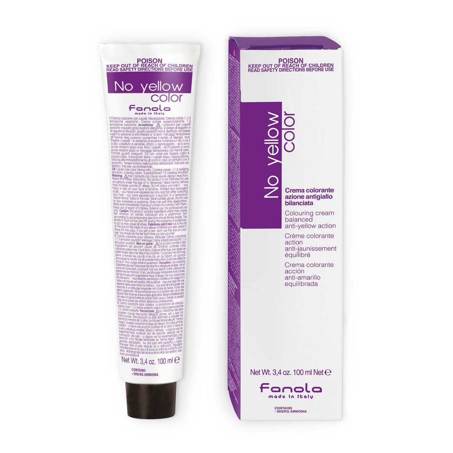 Fanola No Yellow Colour Ice Superlightener (100ml) S.1322 Intense