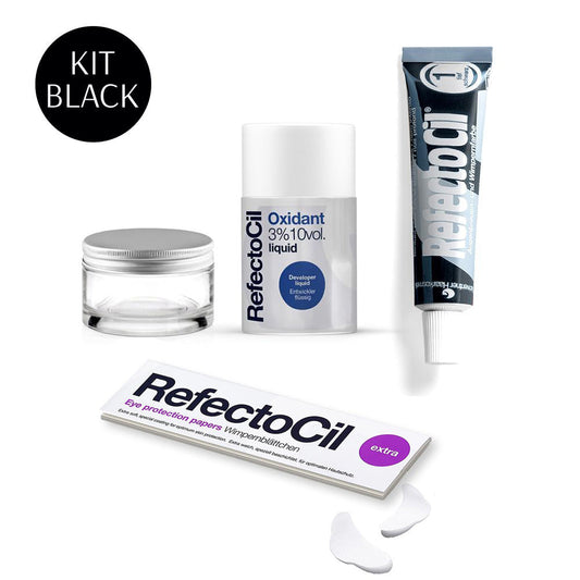 Four-Piece Liquid Developer Lash & Brow Tinting Kit - Black