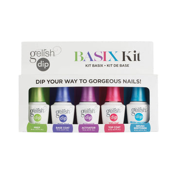 Gelish Dip Basix Kit 1620002 5 Dipping Liquids