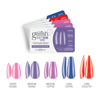 Gelish Soft Gel Nail Tips 550pc