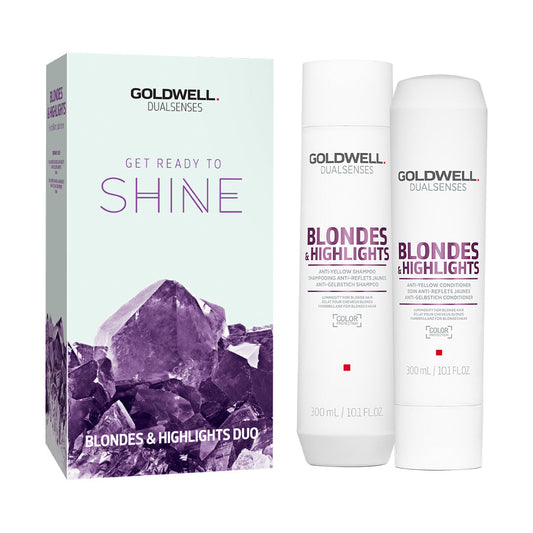 Goldwell Dualsenses Blondes & Highlights Shampoo & Conditioner 300ml Duo Pack