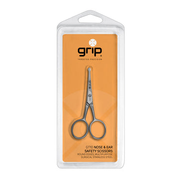 Caronlab Grip Stainless Steel Nose & Ear Safety Scissors G10