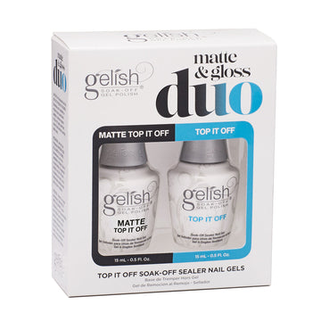 Gelish Matte & Gloss Duo Top Coat Pack 1121519 15ml