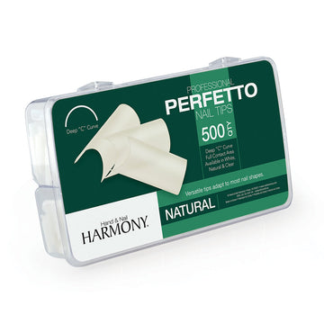 Harmony Perfetto Nail Tips Natural 500ct