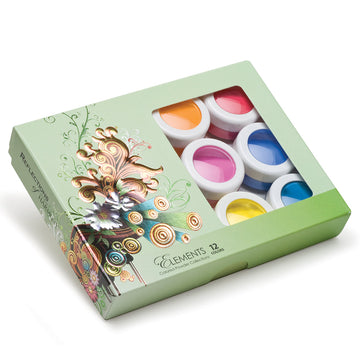 Harmony Reflections Acrylic Coloured Powder - Elements Collection 12pk